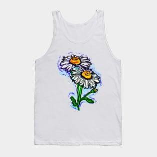 daisy flower art Tank Top